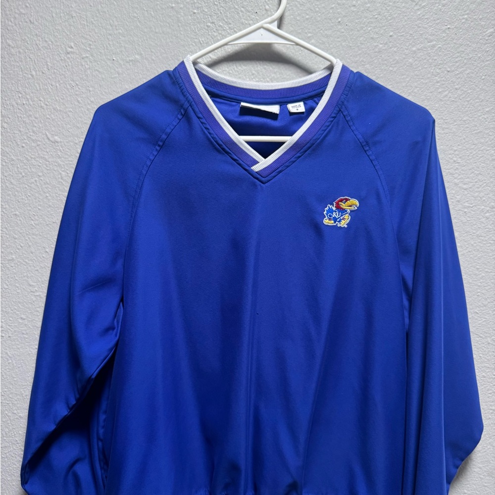 Blue Kansas Jayhawks Pullover